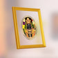 Diviniti 24K Gold Plated Ram Lalla Photo Frame For Home Decor, Table Top, Wall Hanging, Puja Room & Gift (20.8 CM X 16.7 CM)