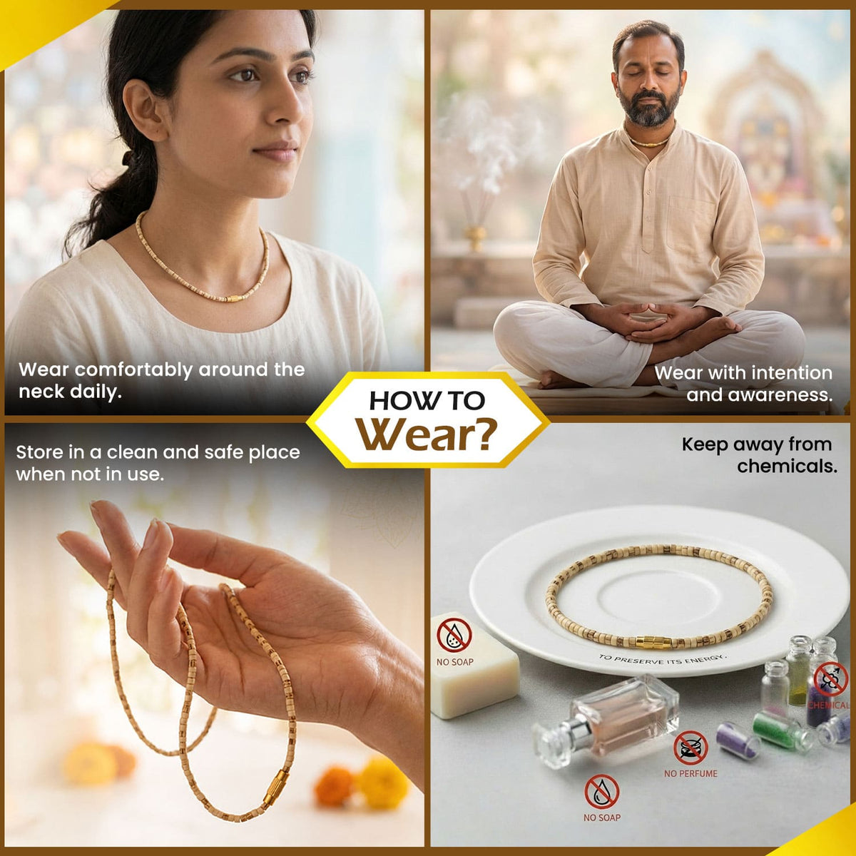 1 Round Iskcon Tulsi Kanthi Mala