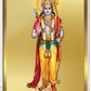 Diviniti 24K Gold Plated Lord Ram Frame For Car Dashboard, Home Decor, Puja, Festival Gift (11 x 6.8 CM)