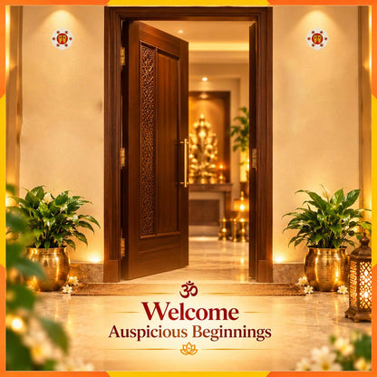 Auspicious Charan Decorative Pair | Traditional Puja Room & Home Entrance Décor