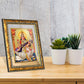 DIVINITI Saraswati Gold Plated Wall Photo Frame, Table Decor| DG Frame 113 Size 2.5 and 24K Gold Plated Foil (29 CM X 23.7 CM)