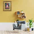 DIVINITI Adinath Gold Plated Wall Photo Frame, Table Decor| DG Frame 113 Size 3 and 24K Gold Plated Foil (33.3 CM X 26 CM)