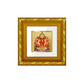 DIVINITI 24K Gold Plated Siddhivinayak Photo Frame For Decor, Puja, Housewarming Gift (10.8 X 10.8 CM)