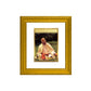DIVINITI A. C. Bhaktivedanta Swami Gold Plated Wall Photo Frame| DG Frame 101 Wall Photo Frame and 24K Gold Plated Foil| Religious Photo Frame Idol For Prayer, Gifts Items (15.5CMX13.5CM)