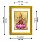 Diviniti 24K Gold Plated Veer Laxmi Photo Frame For Home Decor, Wall Hanging, Table, Worship (20.8 x 16.7 CM)