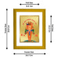 Diviniti 24K Gold Plated Triveni Balaji Photo Frame For Home Decor, Wall Decor, Table Top (20.8 x 16.7 CM)
