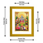 Diviniti 24K Gold Plated Satya Narayan Photo Frame For Home Decor, Wall Decor, Table, Worship, Gift (20.8 x 16.7 CM)