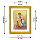 DIVINITI Dattatreya-2 Gold Plated Wall Photo Frame| DG Frame 101 Size 2 Wall Photo Frame and 24K Gold Plated Foil, Gifts Items (20.8CMX16.7CM)
