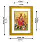 DIVINITI 24K Gold Plated Durga Wall Photo Frame |DG Frame 101 Size 2 Wall Photo Frame, Religious Photo Frame Idol For Prayer (20.8CMX16.7CM)