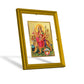 DIVINITI 24K Gold Plated Durga Wall Photo Frame |DG Frame 101 Size 2 Wall Photo Frame, Religious Photo Frame Idol For Prayer (20.8CMX16.7CM)