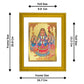 DIVINITI Khodiyar Mata Gold Plated Wall Photo Frame| DG Frame 101 Size 2 Wall Photo Frame and 24K Gold Plated Foil| Religious Photo Frame Idol For Prayer, Gifts Items (20.8CMX16.7CM)