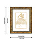 Diviniti 24K Gold Plated Maha Mrityunjaya Mantra Wall Hanging for Home| Size 3 Photo Frame For Wall Decoration| Wall Photo Frame For Home Decor, Living Room, Hall, Guest Room