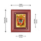 Diviniti 24K Gold Plated Tarini Devi Photo Frame For Home Wall Decor, Table Tops, Worship, Gift (16 x 13 CM)