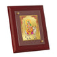 Diviniti 24K Gold Plated Shailputri Mata Photo Frame For Home Decor, Wall Decor, Table, Festival Gift (16 x 13 CM)
