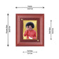 Diviniti 24K Gold Plated Sathya Sai Baba Photo Frame For Home Decor, Table Tops, Gift (16 x 13 CM)