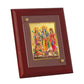 Diviniti 24K Gold Plated Ram Darbar Photo Frame For Home Decor Showpiece, Wall Decor, Table, Puja, Gift (16 x 13 CM)