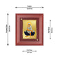 Diviniti 24K Gold Plated MDF Photo Frame For Home Decor, Table Tops, Puja Room, Gift