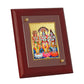 Diviniti 24K Gold Plated Brahma Vishnu Mahesh Photo Frame For Home Wall Decor, Table Tops, Puja, Gift (16 x 13 CM)