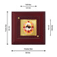 Diviniti 24K Gold Plated Zorashtra Photo Frame For Home Decor, Table Tops & Gift (10 x 10 CM)