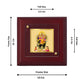 Diviniti 24K Gold Plated Vishwakarma Photo Frame For Home Decor Showpiece, Table Tops & Gift (10 x 10 CM)