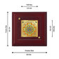 Diviniti 24K Gold Plated Shree Yantra Photo Frame For Home Decor, Table Tops, Prayer, Gift (10 x 10 CM)