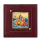 Diviniti 24K Gold Plated Shiv Parivar Photo Frame For Home Decor, Table Top, Puja Room, Gift (10 x 10 CM)
