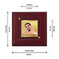 Diviniti 24K Gold Plated Tarun Sagar Ji Photo Frame For Home Decor, Table Top, Gift (10 x 10 CM)