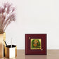 Diviniti 24K Gold Plated Lord Krishna Frame For Home Decor Showpiece, Table Top, Festival Gift (10 x 10 CM)