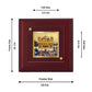 Diviniti 24K Gold Plated Golden Temple Photo Frame For Home Decor Showpiece, Table & Gift (10 x 10 CM)