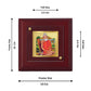 Diviniti 24K Gold Plated Baba Lokenath Photo Frame For Home Decor Showpiece, Office, Table, Gift (10 x 10 CM)