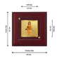 Diviniti 24K Gold Plated Baba Gorakhnath Photo Frame For Home Decor, Table Top, Puja, Gift (10 x 10 CM)