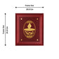 Diviniti 24K Gold Plated SHANKH Wall Hanging for Home| MDF Size 2.5 Photo Frame For Wall Decoration| Wall Hanging Photo Frame For Home Decor, Living Room, Hall, Guest Room