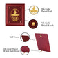 Diviniti 24K Gold Plated SHANKH Wall Hanging for Home| MDF Size 2.5 Photo Frame For Wall Decoration| Wall Hanging Photo Frame For Home Decor, Living Room, Hall, Guest Room