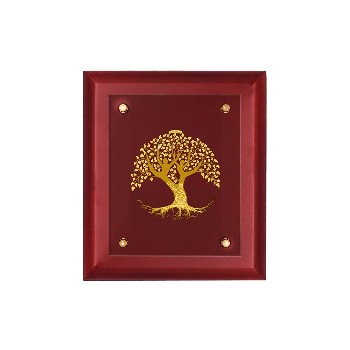 Diviniti 24K Gold Plated TREE OF LIFE Wall Hanging for Home| MDF Size 2.5 Photo Frame For Wall Decoration| Wall Hanging Photo Frame For Home Decor, Living Room, Hall, Guest Room