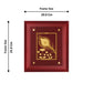 Diviniti 24K Gold Plated PEACOCK FEATHER-2 Wall Hanging for Home| MDF Size 2.5 Photo Frame For Wall Decoration| Wall Hanging Photo Frame For Home Decor, Living Room, Hall, Guest Room