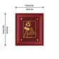 Diviniti 24K Gold Plated TRISHUL DAMRU Wall Hanging for Home| MDF Size 2.5 Photo Frame For Wall Decoration| Wall Hanging Photo Frame For Home Decor, Living Room, Hall, Guest Room