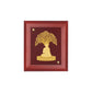 Diviniti 24K Gold Plated BUDDHA WITH TREE Wall Hanging for Home| MDF Size 1 Photo Frame For Wall Decoration| Wall Hanging Photo Frame For Home Decor, Living Room, Hall, Guest Room (16 × 13 cm)