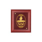 Diviniti 24K Gold Plated SHANKH Wall Hanging for Home| MDF Size 1 Photo Frame For Wall Decoration| Wall Hanging Photo Frame For Home Decor, Living Room, Hall, Guest Room (16 × 13 cm)