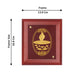 Diviniti 24K Gold Plated SHANKH Wall Hanging for Home| MDF Size 1 Photo Frame For Wall Decoration| Wall Hanging Photo Frame For Home Decor, Living Room, Hall, Guest Room (16 × 13 cm)