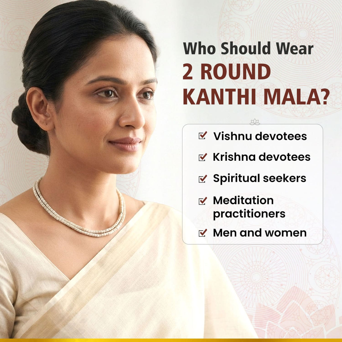 2 Round Kanthi Mala