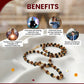 Rudraksha Karungali Golden Capping Mala