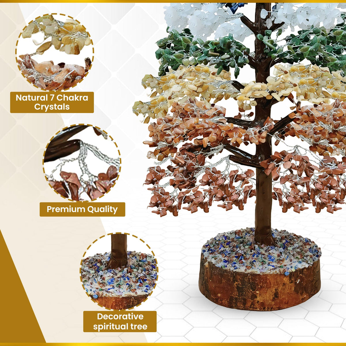 7 Chakra Tree (2000 Beads) – Premium Energy Tree for Maximum Wealth, Protection & Life Transformation