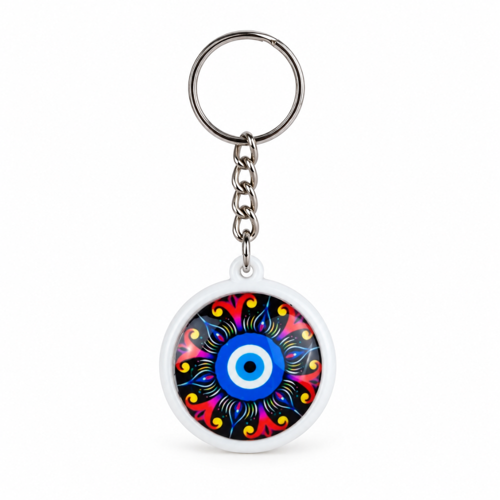 Blue Nazar Evil Eye Keychain | Protection Key Ring | Everyday Gift