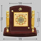 Diviniti 24K Gold Plated Shree Yantra For Car Dashboard, Home Decor & Prayer (7 x 9 CM)