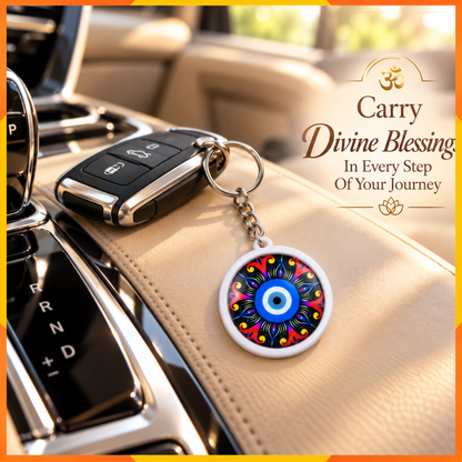 Blue Nazar Evil Eye Keychain | Protection Key Ring | Everyday Gift