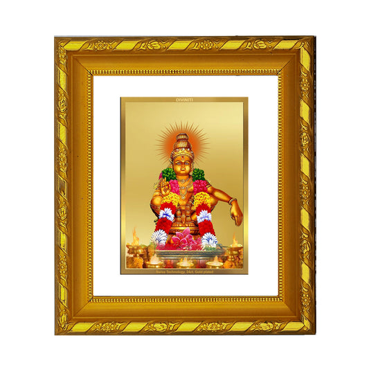 24K Gold Ayyappan Frame for Festive Gifts