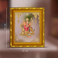 24K Gold Durga Mata Photo Frame for Home Decor