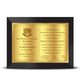 24K Gold Plated Custom Certificate for Students