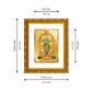 DIVINITI 24K Gold Plated Meenakshi Photo Frame For Home Wall Decor, Tabletop, Gift (21.5 X 17.5 CM)