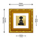 DIVINITI 24K Gold Plated Parshvanatha Photo Frame For Home Decor, Prayer, Gift (10.8 X 10.8 CM)